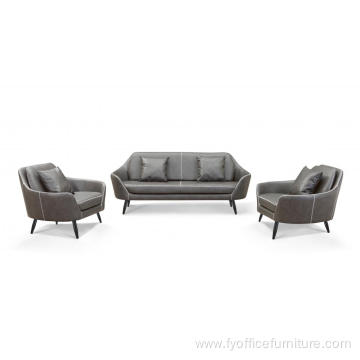 Whole-sale price Living Room Furniture 3 Seater Leather Sofa